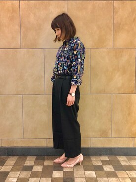 「Launa lea（ラウナレア）のアイテム」を使った、Launaleaさん（レディース・155cm）の春コーディネート