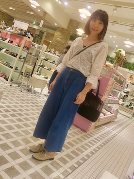 「アイテム（レインシューズ）」を使った、Launaleaさん（レディース・155cm）の夏コーディネート