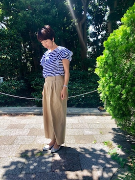 「Launa lea（ラウナレア）のアイテム」を使った、Launaleaさん（レディース・155cm）の夏コーディネート