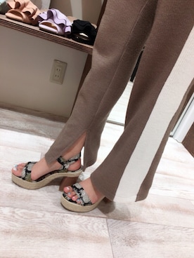 「Launa lea（ラウナレア）のアイテム」を使った、Launaleaさん（レディース・155cm）の夏コーディネート