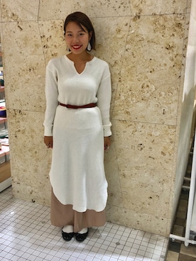 「Launa lea（ラウナレア）のアイテム」を使った、Launaleaさん（レディース・160cm）の秋コーディネート