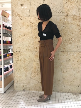 「Launa lea（ラウナレア）のアイテム」を使った、Launaleaさん（レディース・160cm）の秋コーディネート