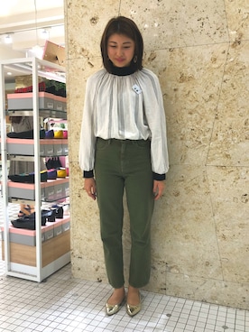 「Launa lea（ラウナレア）のアイテム」を使った、Launaleaさん（レディース・165cm）の秋コーディネート