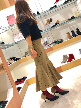 「Launa lea（ラウナレア）のアイテム」を使った、Launaleaさん（レディース・160cm）の秋コーディネート