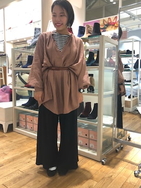 「Launa lea（ラウナレア）のアイテム」を使った、Launaleaさん（レディース・160cm）の秋コーディネート