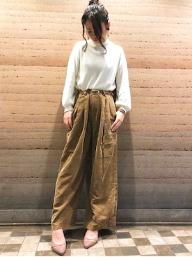 「Launa lea（ラウナレア）のアイテム」を使った、Launaleaさん（レディース・165cm）の冬コーディネート