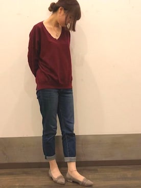 「Launa lea（ラウナレア）のアイテム」を使った、Launaleaさん（レディース・160cm）の冬コーディネート