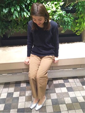 「Launa lea（ラウナレア）のアイテム」を使った、Launaleaさん（レディース・160cm）の春コーディネート