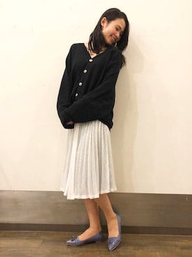 「Launa lea（ラウナレア）のアイテム」を使った、Launaleaさん（レディース・160cm）の春コーディネート