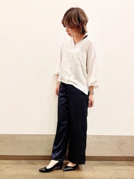 「Launa lea（ラウナレア）のアイテム」を使った、Launaleaさん（レディース・160cm）の春コーディネート