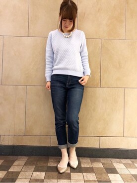 「Launa lea（ラウナレア）のアイテム（パンプス）」を使った、Launaleaさん（レディース・160cm）の春コーディネート