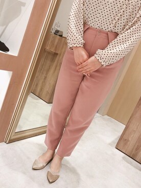 「Launa lea（ラウナレア）のアイテム」を使った、Launaleaさん（レディース・160cm）の春コーディネート