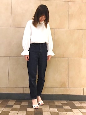 「Launa lea（ラウナレア）のアイテム」を使った、Launaleaさん（レディース・155cm）の春コーディネート