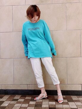 「Launa lea（ラウナレア）のアイテム」を使った、Launaleaさん（レディース・160cm）の春コーディネート