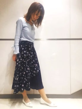 「Launa lea（ラウナレア）のアイテム」を使った、Launaleaさん（レディース・155cm）の夏コーディネート