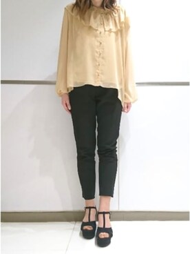 「Launa lea（ラウナレア）のアイテム」を使った、Launaleaさん（レディース・160cm）の夏コーディネート
