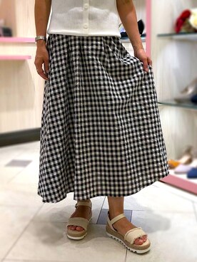 「Launa lea（ラウナレア）のアイテム」を使った、Launaleaさん（レディース・160cm）の夏コーディネート