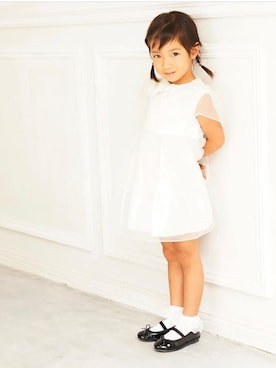 「アイテム（バレエシューズ）」を使った、Launaleaさん（キッズ・90cm）の夏コーディネート