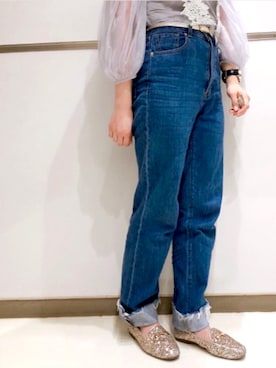 「Launa lea（ラウナレア）のアイテム」を使った、Launaleaさん（レディース・160cm）の秋コーディネート