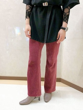 「Launa lea（ラウナレア）のアイテム」を使った、Launaleaさん（レディース・160cm）の秋コーディネート