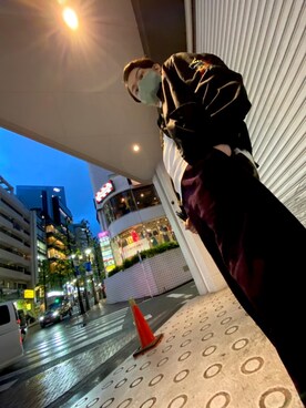 「COWDEN（カウデン）のアイテム」を使った、TKさん（メンズ・170cm）の秋コーディネート