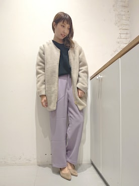 「レプシィム(LEPSIM)」｜megu_lpさん（レディース・160cm）の冬コーディネート
