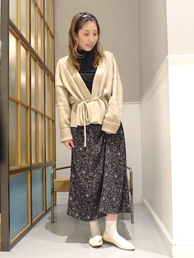 「カシュクール」｜megu_lpさん（レディース・160cm）の冬コーディネート