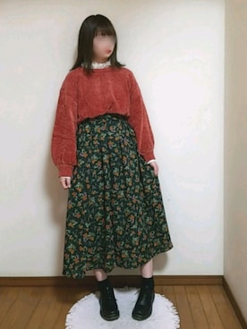 YUMI…さん（レディース・154cm）の秋コーディネート