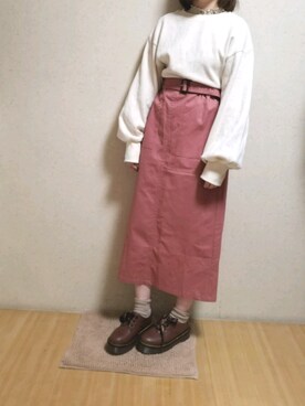 「レイヤードstyle」｜YUMI…さん（レディース・157cm）の冬コーディネート