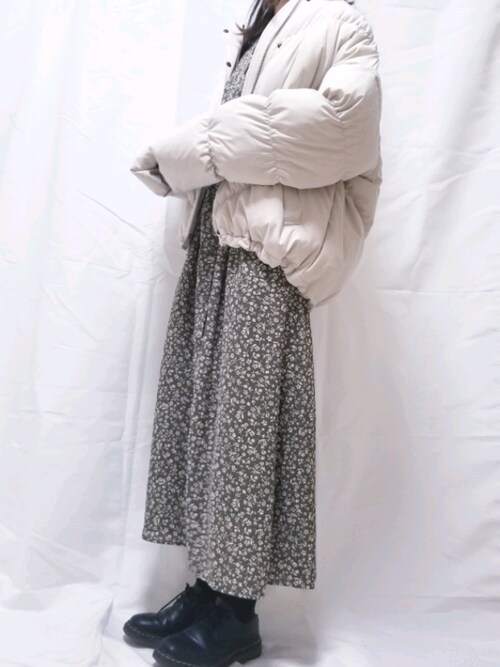 Yumi Ozocのダウンジャケット コートを使ったコーディネート Wear