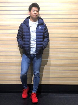 「Ralph Lauren Sport（ラルフローレンスポーツ）のアイテム（ジャケット/アウター）」を使った、Eiichiさん（メンズ・175cm）の冬コーディネート