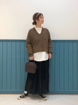 アヤミさん（レディース・171cm）の秋コーディネート