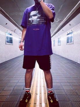 「PROFOUND AESTHETIC（プロファウンドエステティック）のアイテム」を使った、Kouki さん（メンズ・169cm）の夏コーディネート