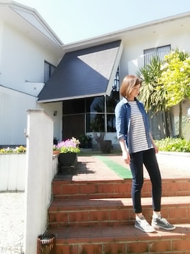 「Zeha（ツェハ）のアイテム」を使った、mmmkmrさん（レディース・160cm）の春コーディネート