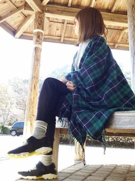 「スウェットパーカー」｜「アイテム（その他）」を使った、mmmkmrさん（レディース・160cm）の秋コーディネート