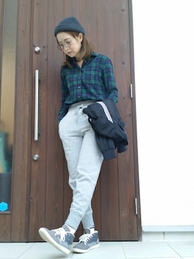 「Zeha（ツェハ）のアイテム」を使った、mmmkmrさん（レディース・160cm）の秋コーディネート