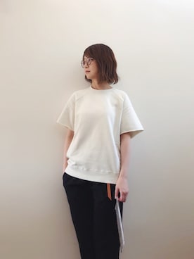 「アイボリー」｜「アイテム（財布/小物）」を使った、mmmkmrさん（レディース・160cm）の春コーディネート