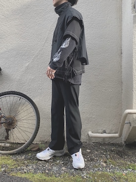 「SASQUATCHfabrix.（サスクワァッチファブリックス）のアイテム」を使った、Mizukiさん（メンズ・169cm・20代）の春コーディネート