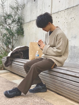 「SASQUATCHfabrix.（サスクワァッチファブリックス）のアイテム」を使った、Mizukiさん（メンズ・169cm・20代）の冬コーディネート