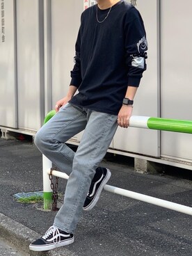 「SASQUATCHfabrix.（サスクワァッチファブリックス）のアイテム」を使った、Mizukiさん（メンズ・169cm・20代）の春コーディネート