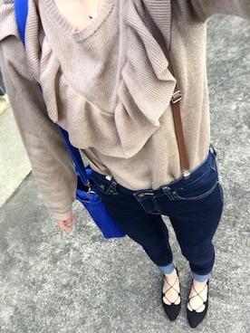 帆香さん（レディース・161cm）の春コーディネート