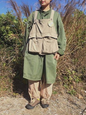 「M65」｜ヒナッチさん（レディース・153cm）の秋コーディネート