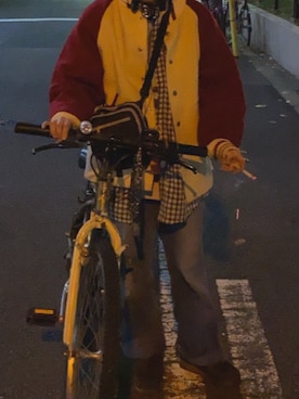 「stussy」｜ヒナッチさん（レディース・153cm）の冬コーディネート