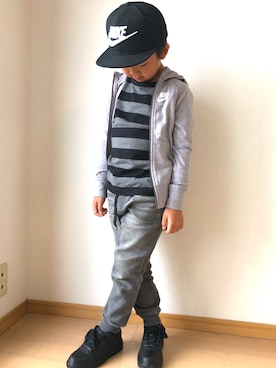 「UNIQLO（ユニクロ）のアイテム」を使った、ネモネモさん（キッズ・120cm）の秋コーディネート