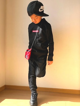 「アイテム（パーカー）」を使った、ネモネモさん（キッズ・120cm）の秋コーディネート