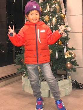 「アイテム（ジャケット/アウター）」を使った、ネモネモさん（キッズ・120cm）の冬コーディネート