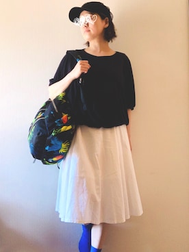 ますちかさん（レディース・154cm）の夏コーディネート