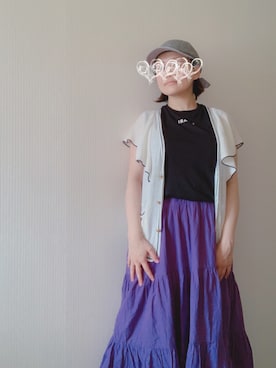 ますちかさん（レディース・154cm）の夏コーディネート