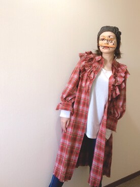 赤チェックワンピ のレディース人気ファッションコーディネート Wear