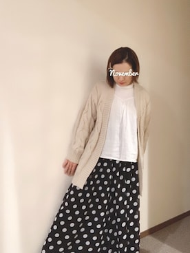 ますちかさん（レディース・154cm）の秋コーディネート